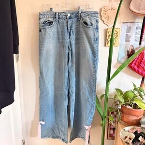 No boundaries wide leg blue